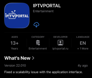 IPTVPORTAL APPSTORE